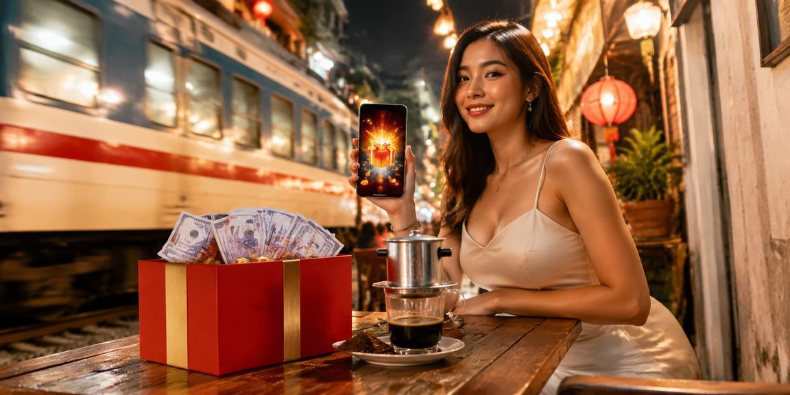 Người dùng tại Hà Nội thư giãn với cà phê và giải trí trực tuyến trên điện thoại di động